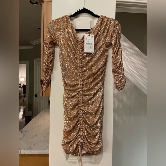 Zara Sequin Dress with Tags - Picture 2 of 4